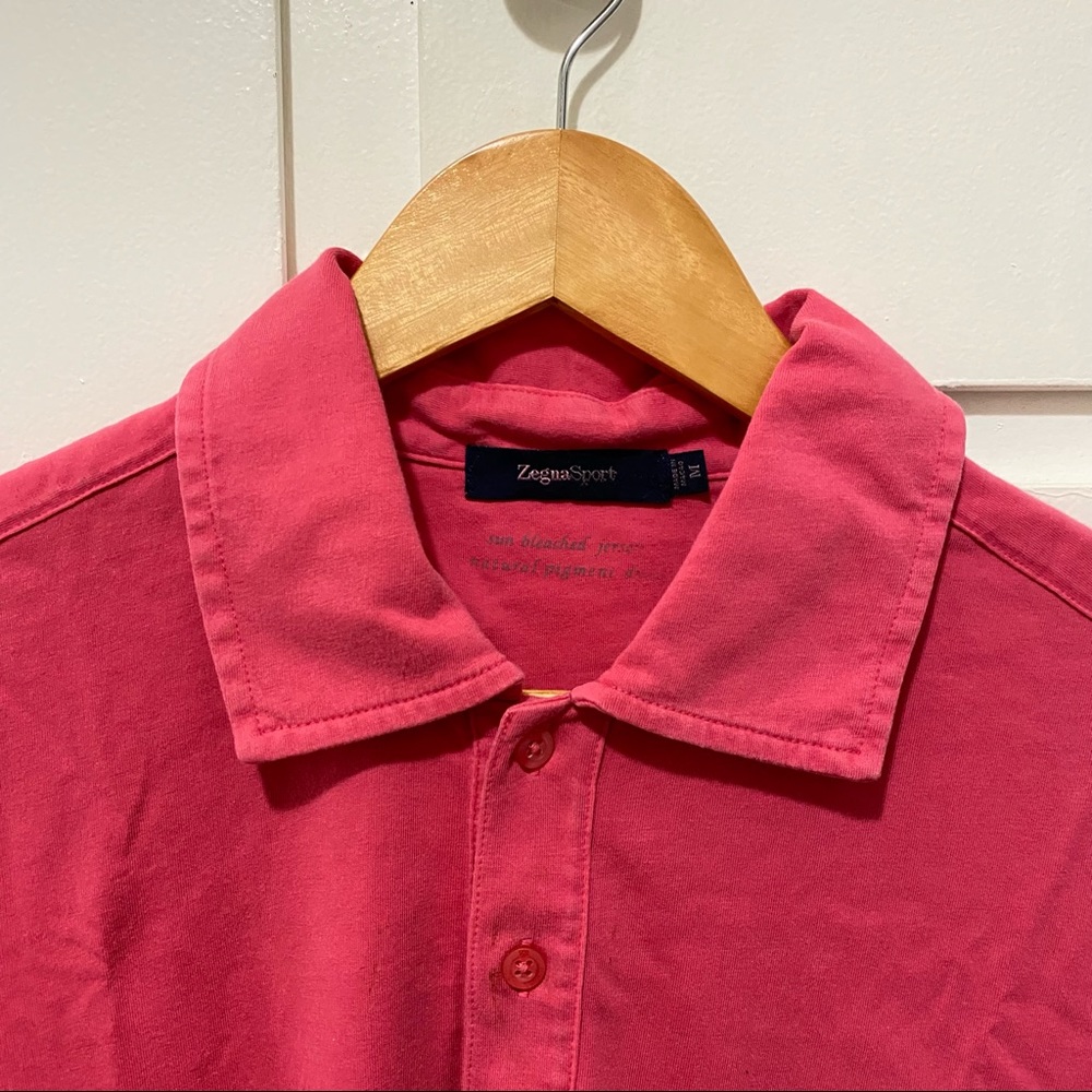 Authentic ERMENEGILDO ZEGNA sun bleached polo